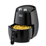 Black & Decker 4.5L Rapid Air Convection Manual Aerofry Airfryer, Black - Image 3