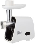 BLACK+DECKER FM1500-B5 1500W Meat Mincer/Grinder, 220V (Not For Usa - European Cord), White