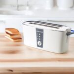 BLACK+DECKER Toaster, 2-Slice, 1050W, Stainless Steel, Dual-Side Heating, 6 Browning Levels, Defrost, Reheat, Cancel Functions, Wide 36mm Slots, Removable Crumb Tray, Sleek...